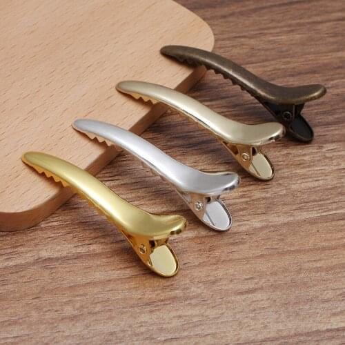 20 Pieces/Lot 50mm Stainless Steel Hair Clip Hairpin Duckbill Clip Barrettes Hair Accessories