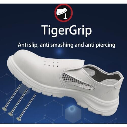 Brand Mens Work Safety Shoes Steel Toe Breathable Lightweight Anti-smashing Anti-puncture Construction Protective Footwear