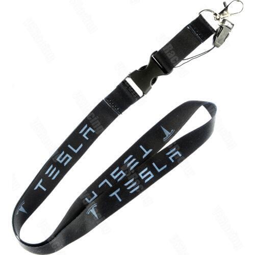 JDM Style TESLA Model S 3 Car Painting Cellphone Lanyard JDM Racing Car Keychain ID Holder Mobile Neck Strap with Quick Release