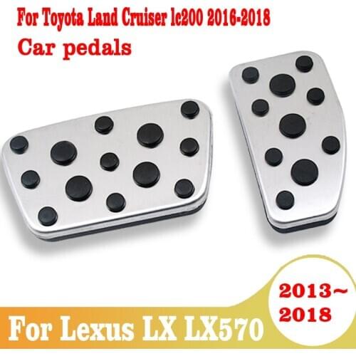 For Lexus LX LX570 2013-2018 For Toyota Land Cruiser lc200 2016 2017 2018 Car Accelerator Footrest Pedal Brake Pad Accessories