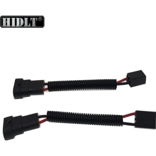 HIDLT 2PCS H7 To H11 H8 Wiring Harness Adapter Socket H7 To 9005 HB3 9006 HB4 Car Styling For Headlight Connector Fuse Socket