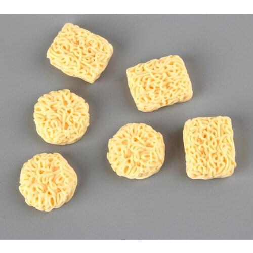 100pcs Artificial Simulated Instant Noodle Decorative Model Fake Food for Photo Props Home Dollhouse Decor Kids Play Toys