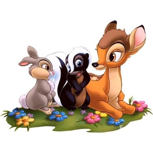 Full Cartoon Disney Animals Mosaic Diamond Painting Foxes and Rabbits Cross Stitch Kits Full Square Diamand Embroidery Decor