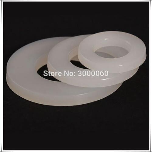 M12*24mm*2mm White Plastic Nylon Harden Insulation Flat Washer 300pcs/lot