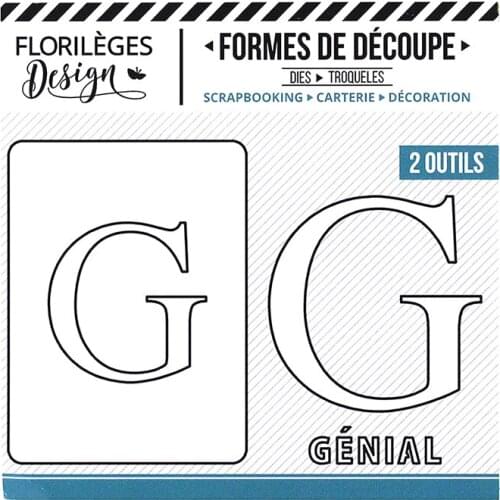 G Letter Metal Cutting Dies for DIY Scrapbooking Photo Album Decorative Embossing PaperCard Crafts Die 2021