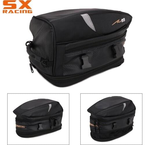 Motorcycle Waterproof Knight Travel Multifunction Tail Bag Helmet Bag Luggage Bag Back Rear Seat Box Case Cover Dirt Pit Bike