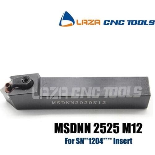 MSDNN2525M12 Indexable External turning tool holder,MSDNN Lathe Turning Cutter,CNC Cutting tool For SNMG1204 Carbide Inserts