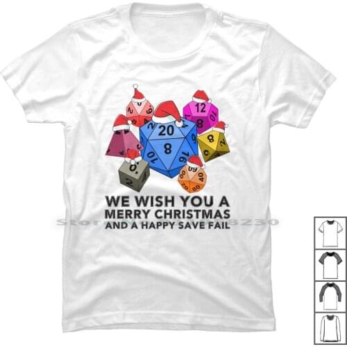 We Wish You A Merry Christmas And A Happy Save Fail For Light T Shirt 100% Cotton Merry Christmas Wish You Dragon Merry Light