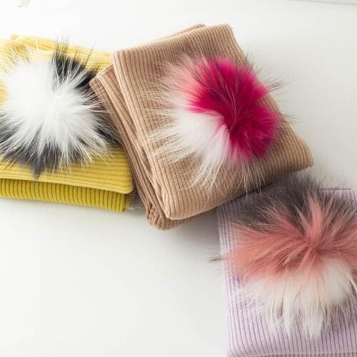 Newborn Soft With 5 Real triple color Pompom Baby Warm Blanket Boys Fashion Travel Ribbed Girls Cute Casual Bedding Sleepsack