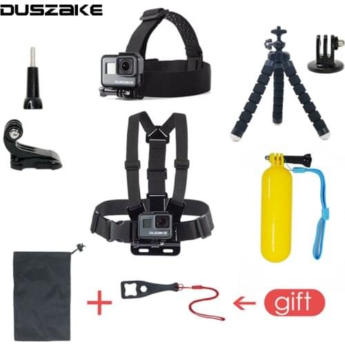 DUSZAKE DG36 Chest Mount For Gopro Hero 6 Strap For Go pro Hero 5 Tripod For GoPro Hero 6 Mount For Eken H9 Yi 4K Accessories