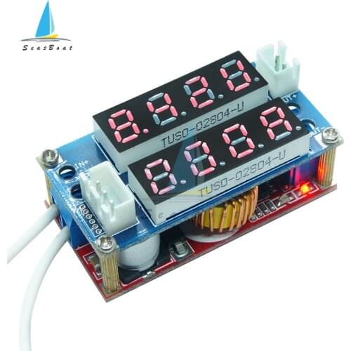 5A Adjustable Power CC/CV Step-down Charge Module LED Driver Digital Voltmeter Ammeter Constant Current Constant Voltage
