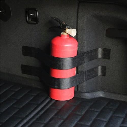 High Quality Of Car Fire Extinguisher Cotton Blended Car Strap Tape Extinguisher Car Fixed Boot Fire Trunk Bandage Styling K5X8