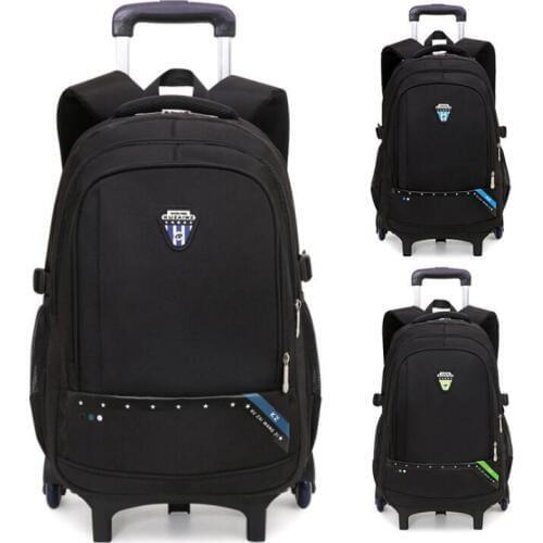 School bag with wheels School Rolling backpack Bags kids School bag travel trolley bag Children wheeled school backpack for boys