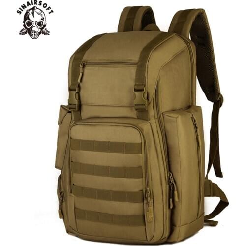 SINAIRSOFT 40L 17 Inches laptop Army Military Tactical Backpack Sport bag Nylon Molle System for Camping Hiking Climbing LY2020