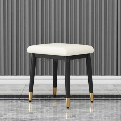 Nordic light luxury dressing table stool modern small apartment home bedroom makeup chair net red ins dressing stool 144