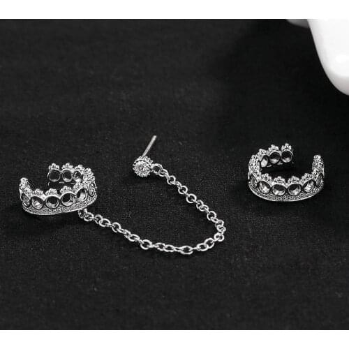A Girl' 1PC Punk Vintage Geometric Ear Cuff Non Pierced Clip Earrings For Women Trendy Ear Bone Clip Fashion Jewelry Gifts