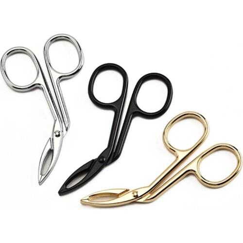 1pcs Steel Elbow Eyebrow Pliers Clip Pliers Professional Eyebrow Plucking Makeup Beauty Tools