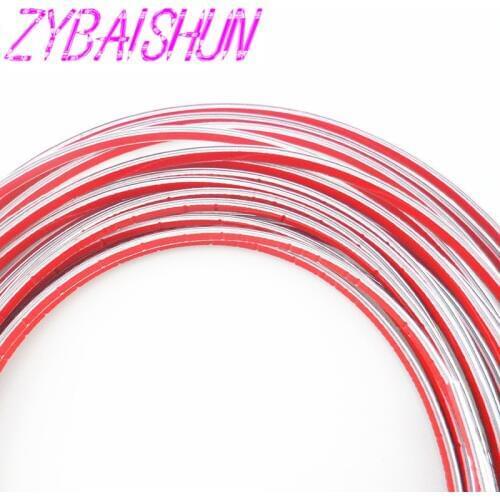10mm x 15m car chrome hair styling tools decoration band decoration for Opel Astra VAUXHALL MOKKA Zafira Insignia Vectra Antar