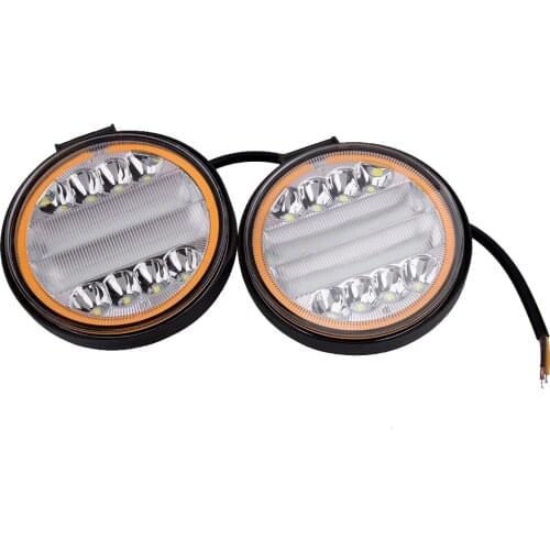 2Pcs/Set Universal 72W LED Work Light Off-Road Driving Fog Lamp Flood Spot Beam Bar Car Accessories
