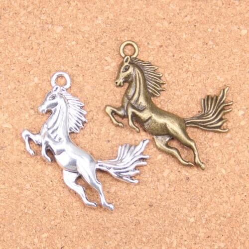 25pcs Charms running horse 51x32mm Antique Pendants,Vintage Tibetan Silver Jewelry,DIY for bracelet necklace