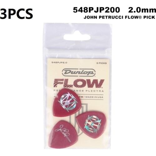 3pcs Guitar picks Dunlop John Petrucci Signature Jazz III 2.0mm Guitar Pick Plectrum Mediator Acoustic Electric Guitar Picks