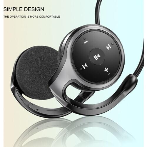 3 in 1 Bluetooth 5.0 Neck-Mounted Headset MP3 Player FM Radio TF Card Support