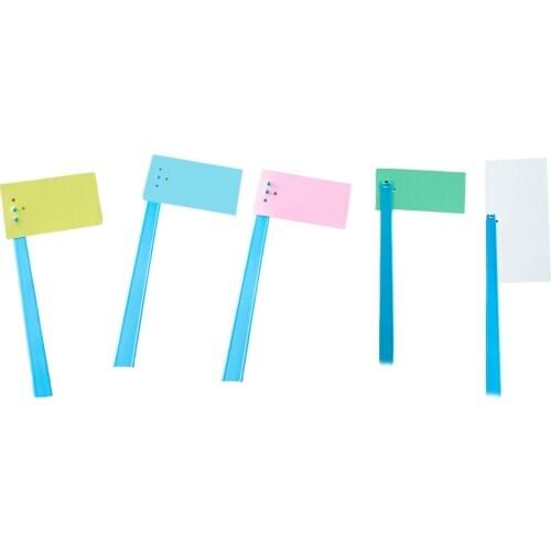 5Pcs Set of color insert floor label Plant Tag Label Waterproof Label Gardening Label Garden Accessories
