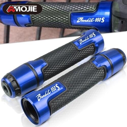 7/8" 22MM Motorcycle handlebar grip handle bar Motorbike handlebar grips FOR Suzuki GSF Bandit 650S 20072008 2009 2010 2011 2012