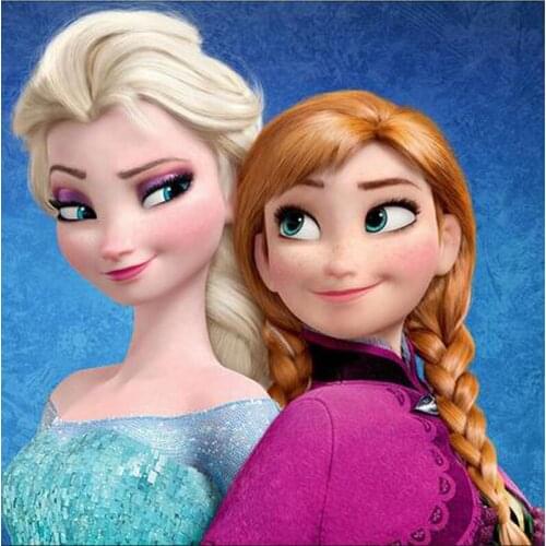 Diy Diamond Painting Cross Stitch 5D Diamond Mosaic Needlework Cartoon Girls Rhinestones Wall Diamond Embroidery Home Decortion