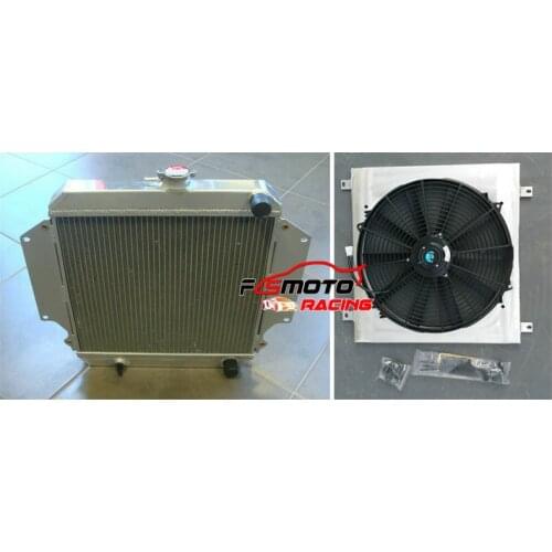 For SUZUKI SIERRA 2Dr SPFTOP / HARDTOP 1.3L SJ410/413 Manual 81 82 83 84 85 86 87 88 95 96 1981-1996 Radiator & SHROUD & FAN