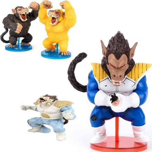 Dragon Ball Great ape Goku Hand-made model collection toys birthday commemorative car desk decoration Christmas gift