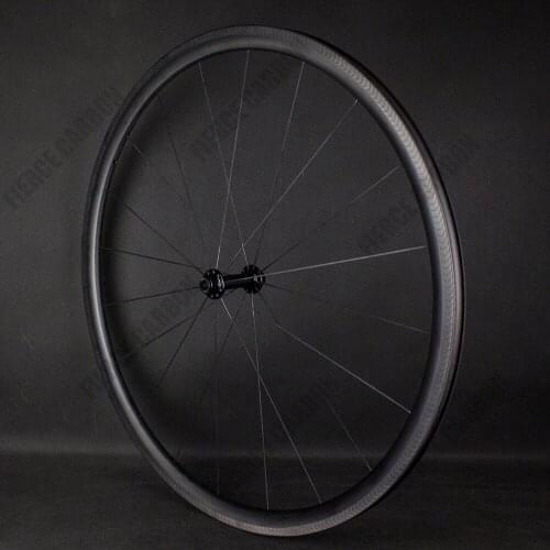 FIERCE UD 30mm Depth Matte NOVATEC 61/62CB Showstopper Brake Track 700C Road Carbon Bike Road Carbon Bike Wheelset Superlight