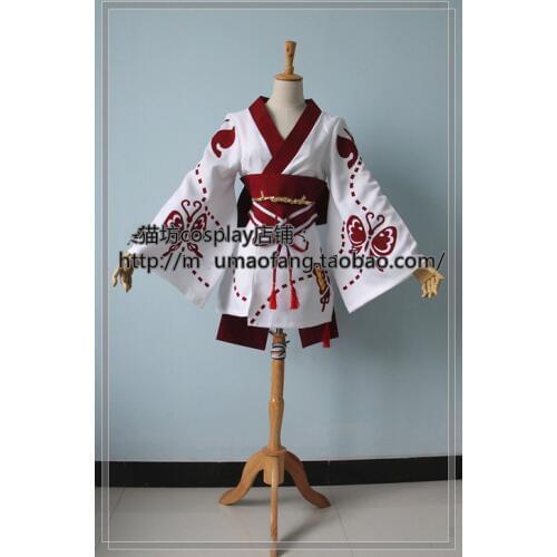Game FINAL FANTASY XIV Hewlan Kimono Yukata Cosplay Costume Halloween Outfit Custom-made for Women