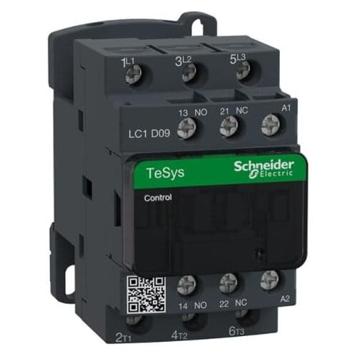 LC1D09 LC1D09BD TeSys D contactor - 3P(3 NO) - AC-3