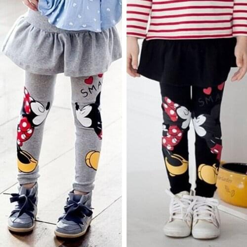 Girl skirt legging 2017 Fashion Style girls pants Childrens Skirt-pants Cute Kids leggings baby girls pants for 2-7y