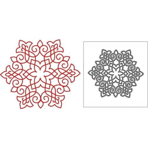 New Lacy Snowflake Doily Craft Embossing Mold 2021 Metal Cutting Dies for DIY Decorative Scrapbooking Album Card Making No Stamp