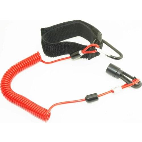 New Kayak Paddle Leash Compass Canoe Fishing Rod Boating Safety Coiled Lanyard