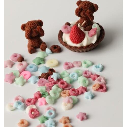 Cavity 3D Simulation Egg Tart Dessert Soap Form Mold Shy Bear Cereals Cake Decoration Chocolate Candle Mold DIY Baking Mold