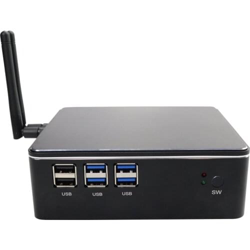 Portable Mini Computer Intel Core I3 6006U I5 6360U I7 6560U Iris Graphics Mini PC Windows10 Pro 450M WIFI HDMI VGA Dual Display