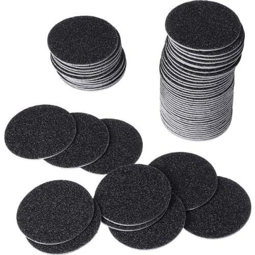 11UF 60 Pieces Regular Coarse Replacement Pads Grinding Head for Portable Electric Foot Grinder Foot File