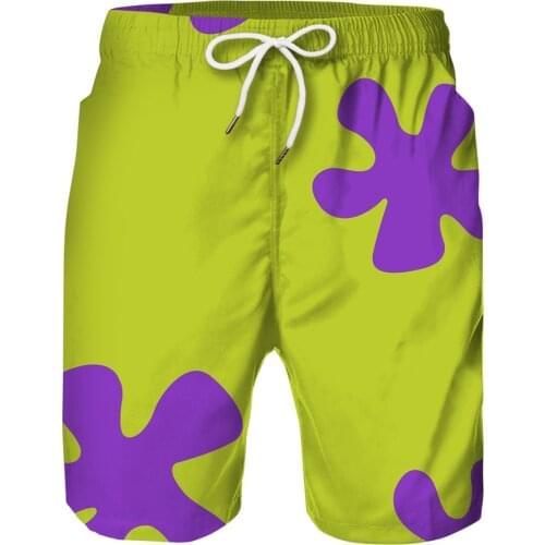 2021 Summer Mens Shorts Casual 3D Printing Trend Breathable Shorts, Beach Style Comfortable Shorts 2XL