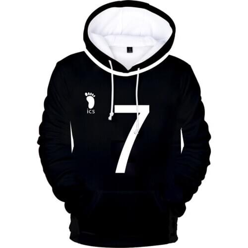 Haikyuu Inarizaki High Miya Atsumu Kita Shinsuke Cosplay Hoodie Adult Hooded Sweatshirt Pullover