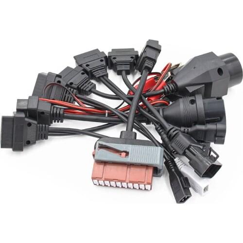 High Quality Car Cable for autocom ds150 multiprog 8 pcs Car OBD2 adapter cable Works with AUTOCOM CDP for cars