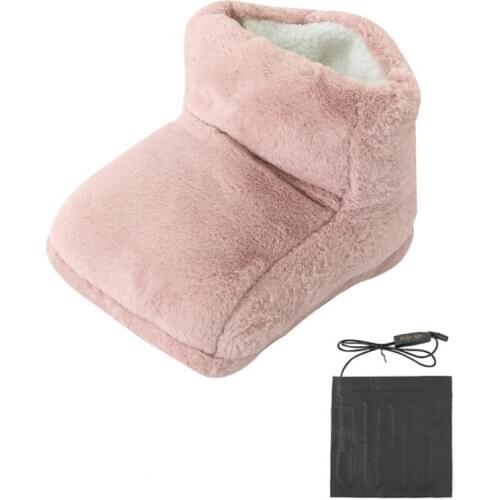 Winter Supplies Plug-In High-Cut Rabbit Fur Foot Warmer Office Heating Artifact L69D