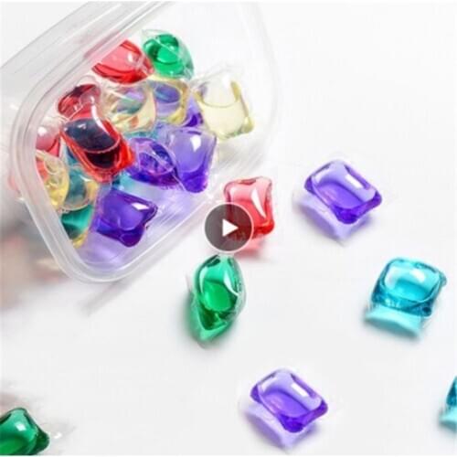 1/5 PCS Laundry beads Multifunction Laundry Capsules Washing Liquid Water Woluble Film Laundry Detergent Pods Fragrance Liquid