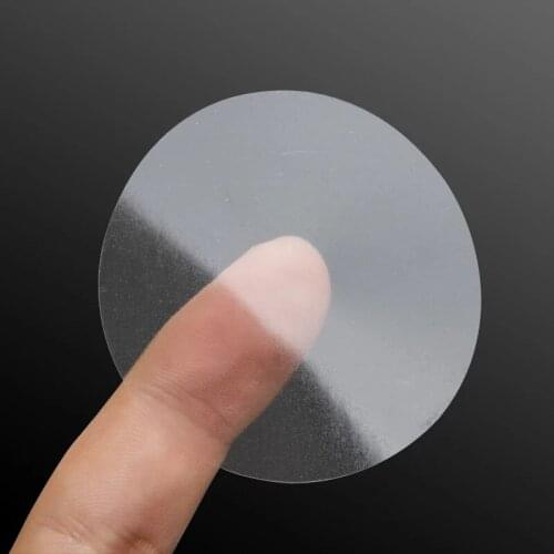 1000pcs/lot - 20/30/40/50 mm Private Custom Name Clear Transparent Sticker ,PVC Self-Adhesive Seal Sticker Custom LOGO 3/22