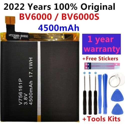 2020 Hot BV6000 Battery 100% Original for BLACKVIEW BV6000S Mobile Phone Battery 4500mAh with Tracking Number