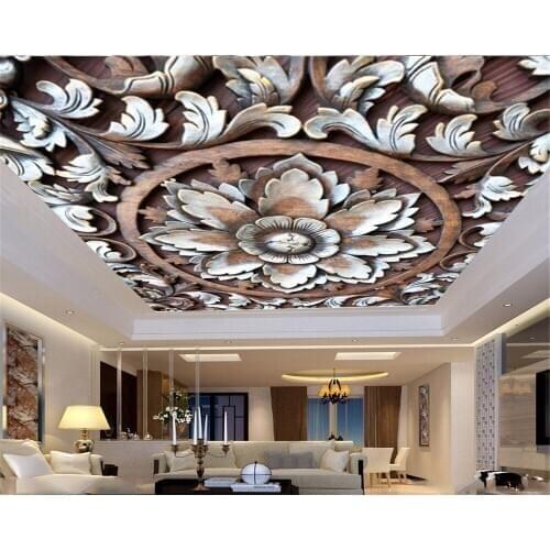 3d Mural Wallpaper Wood Retro Embossed Flower Home Decor Living Room Bedroom Zenith HD Wallpaper