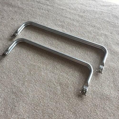 16" x 4.5" Bigest aluminous tubular internal hinge Bag frame purse frame for Doctor Bags