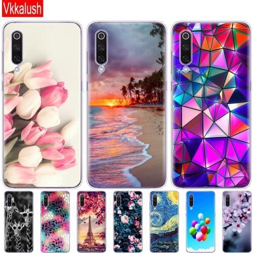 Case for xiaomi mi 9 case cover Cartoon cute Silicon Soft TPU Cover For Xiaomi Mi9 Xiaomi 9 SE Case Phone Shell bumper case